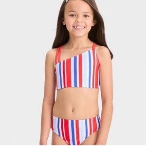 Girls' Toddler 2Pc Multi Striped Bikini Set - Cat & Jack™